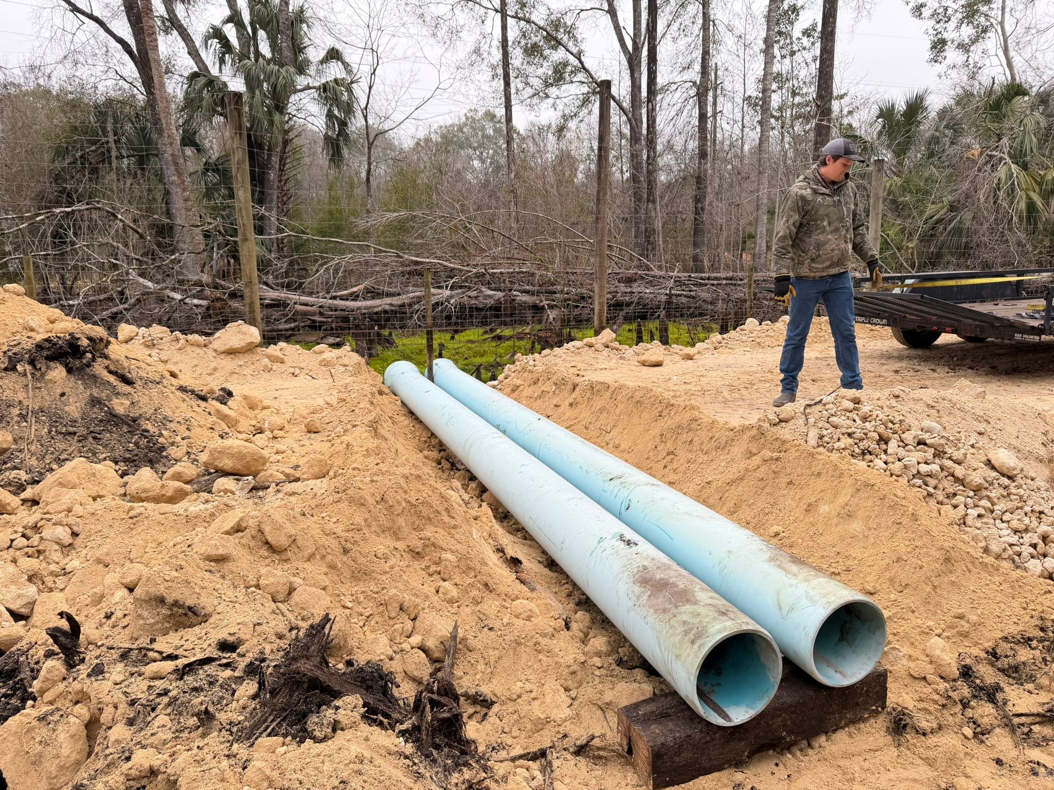 Drainage Ditches — real D2 Land & Dirt project